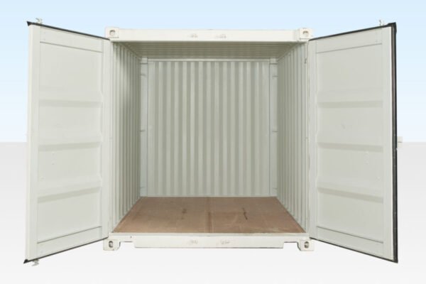10 ft Shipping Container – White, Corten Steel, CSC Plated, 28mm Marine Ply Floor - Image 4