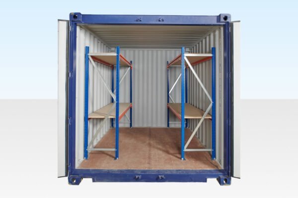 Three Tier Container Racking – Single Bay, Adjustable Shelves, 550kg Capacity - Image 2