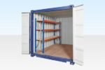 Three Tier Container Racking – Single Bay, Adjustable Shelves, 550kg Capacity