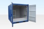 8ft x 8ft Raised Bunded Storage Container – 300mm Bund, Corten Steel