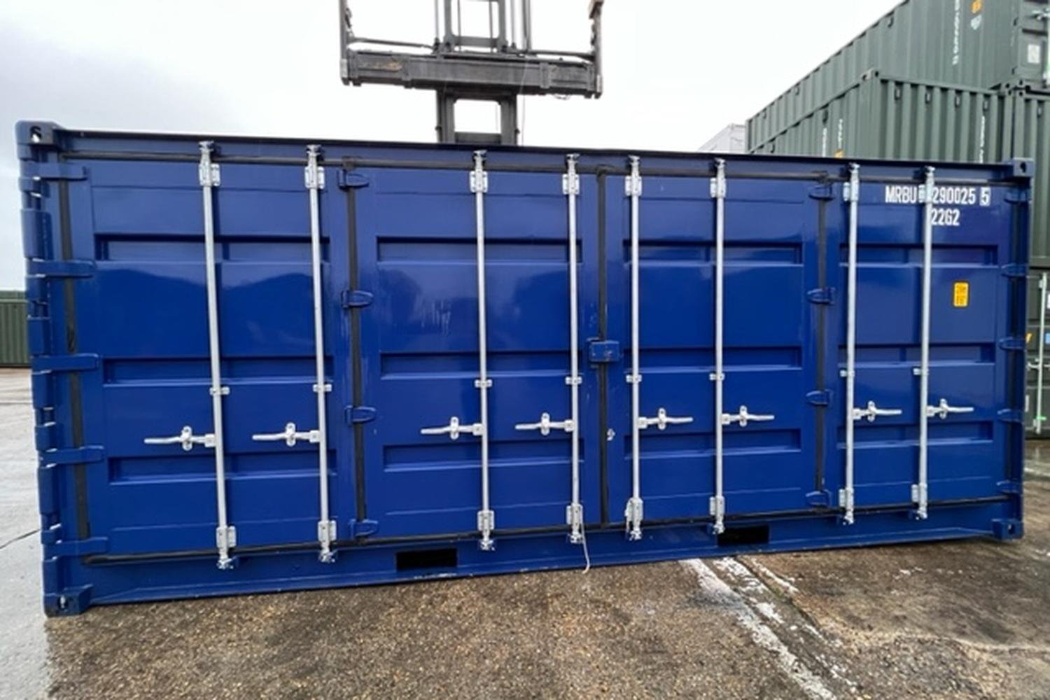 20 ft Open Side Container – Full Side Access - Corten Steel, CSC Plated - Image 3