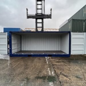 20 ft Open Side Container – Full Side Access - Corten Steel, CSC Plated