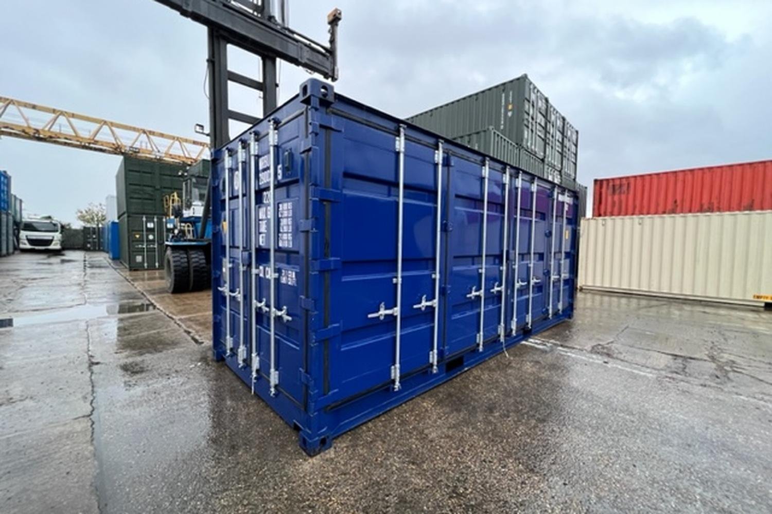 20 ft Open Side Container – Full Side Access - Corten Steel, CSC Plated - Image 4