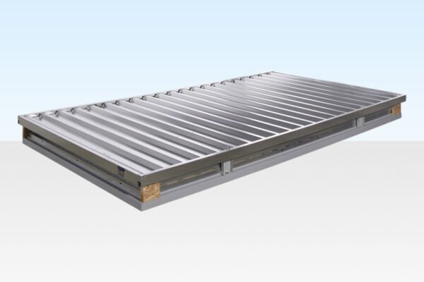 4m Flat Pack Container Store – Galvanised, Double Locking System, Expandable - Image 4