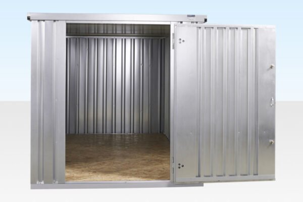 4m Flat Pack Container Store – Galvanised, Double Locking System, Expandable - Image 2