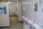 24 ft Steel Toilet Cabin – 5+1 Configuration, Anti-Vandal Construction