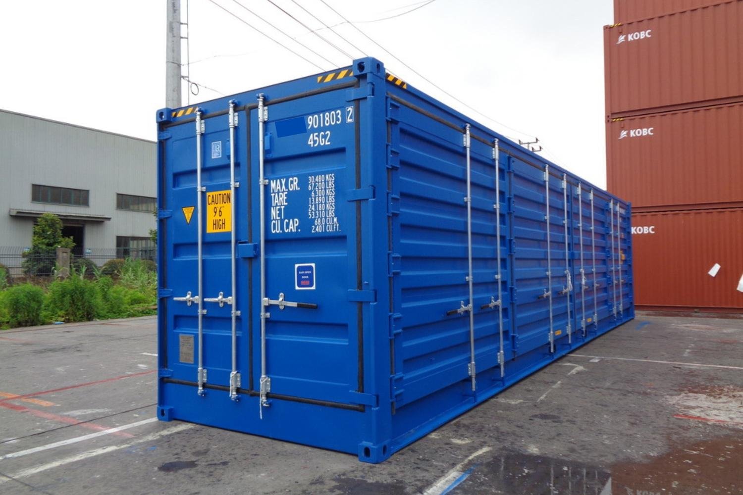 40 ft Full Side Access Container – High Cube, Corten Steel, CSC Plated_ - Image 3
