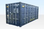20 ft Open Side Bunded Container – Open Mesh Floor, Corten Steel, 24 Vents_