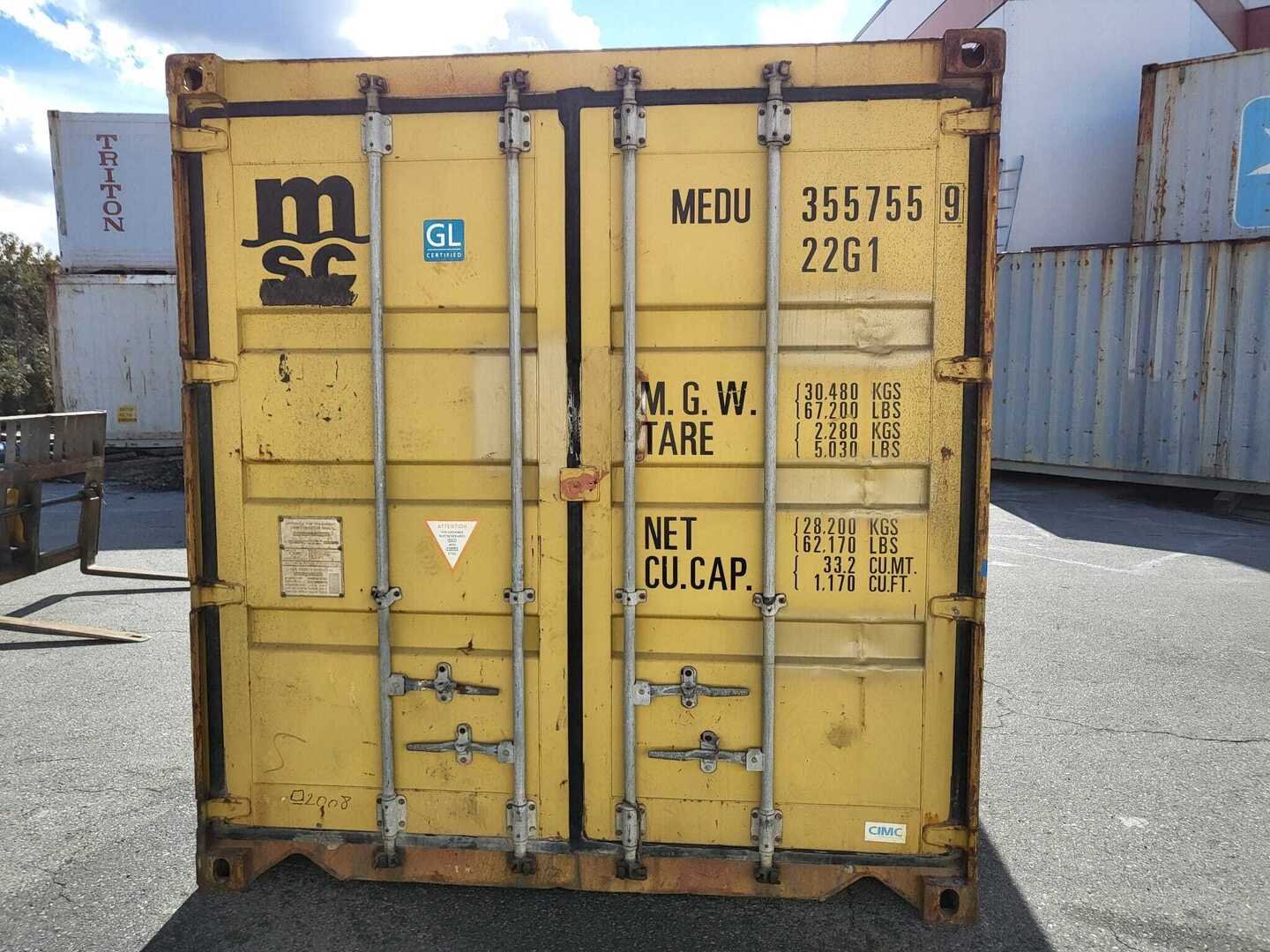20 ft Shipping Container – Corten Steel, Wind and Watertight, 28mm Marine Ply Floor.. - Image 5