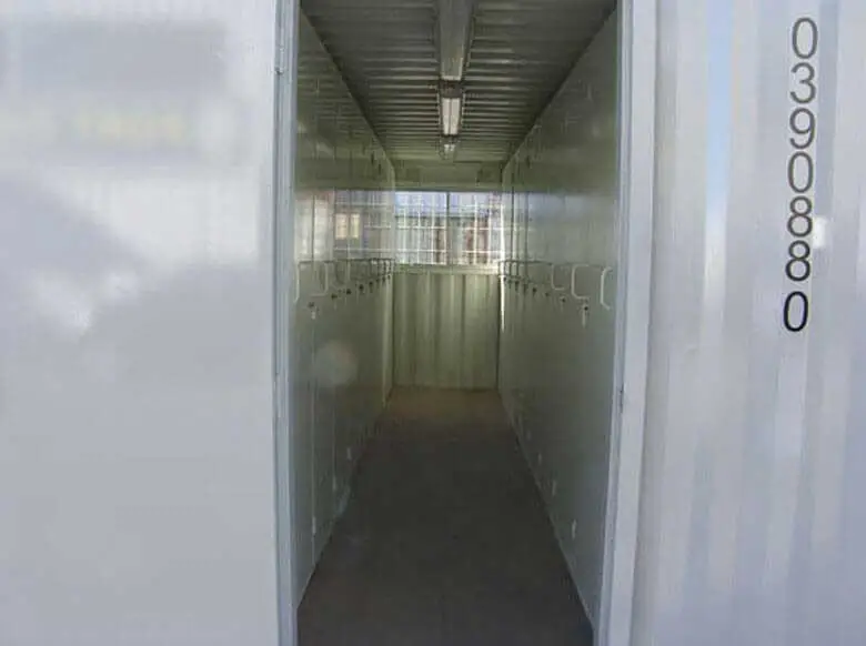 20 ft and 40 ft Change Room Container – Lockers, Electrical Fitout, Security Window - Image 4