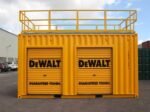 Modified Shipping Container for Trade Show Displays – Customizable, Transportable