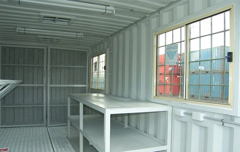 10 ft, 20 ft and 40 ft Workshop Container – Steel Construction, Customizable - Image 3