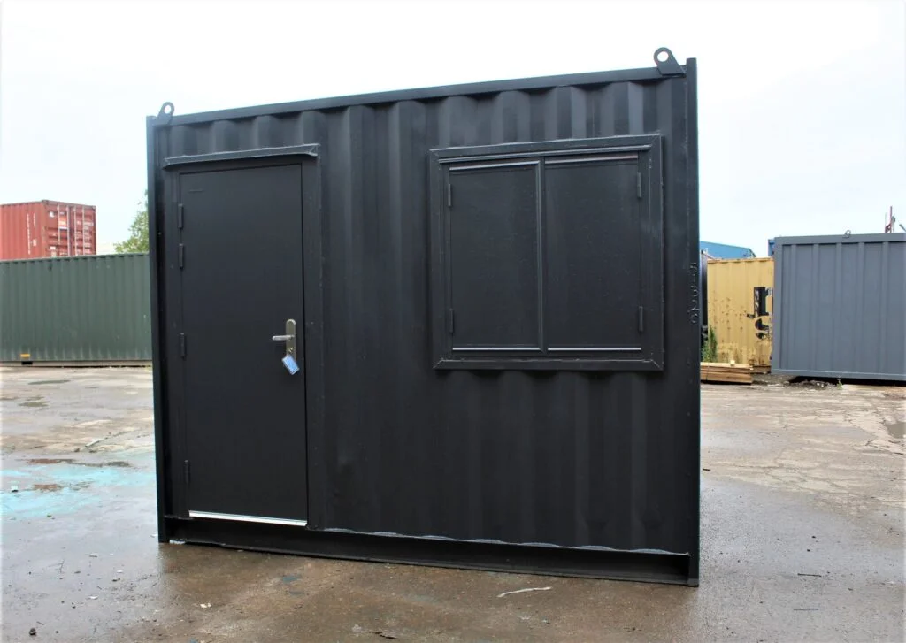 10 ft Office Container – Insulated with Melamine Interior, Vinyl Flooring, and Electrical Package - Image 2