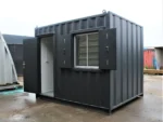 10 ft Office Container – Insulated with Melamine Interior, Vinyl Flooring, and Electrical Package