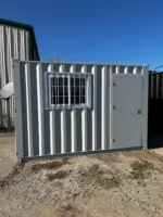 12 ft Modified Shipping Container – Side Window and Man Door