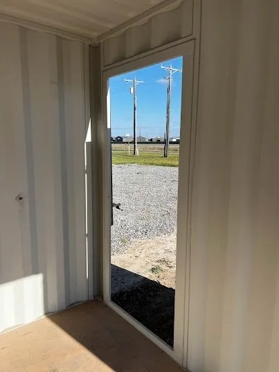 12 ft Modified Shipping Container – Side Window and Man Door - Image 6