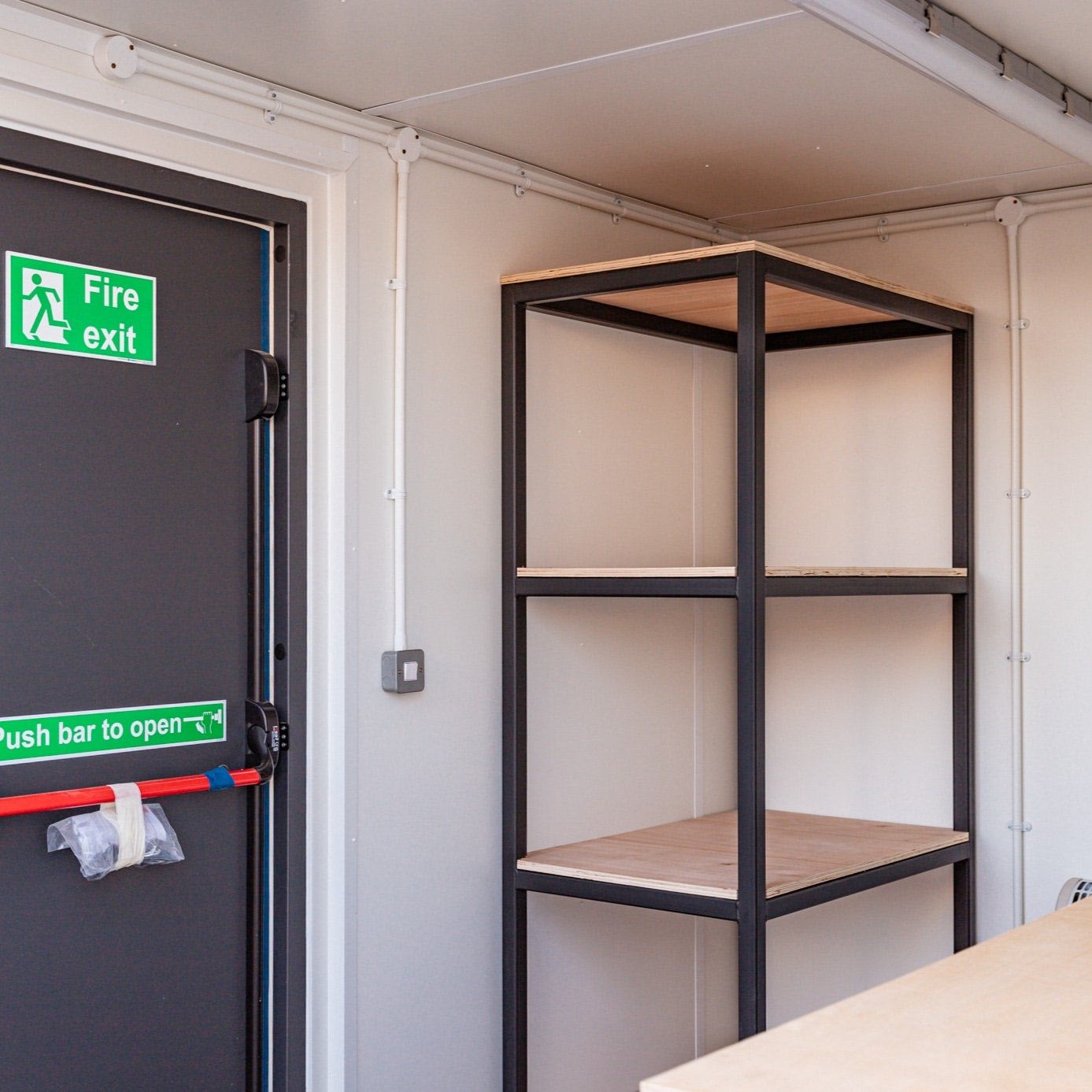 10ft Modified Workshop and Office Container with Electrical Fit-Out - Image 4