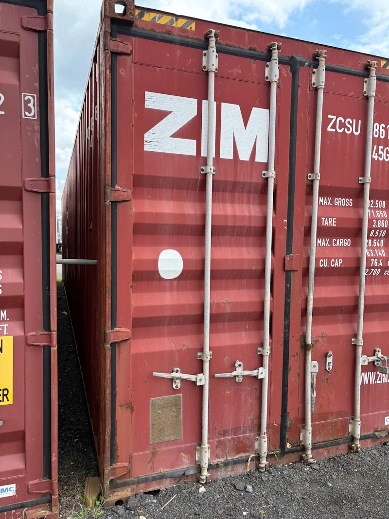 45 ft Steel Shipping Container – Double Door Access - Image 2