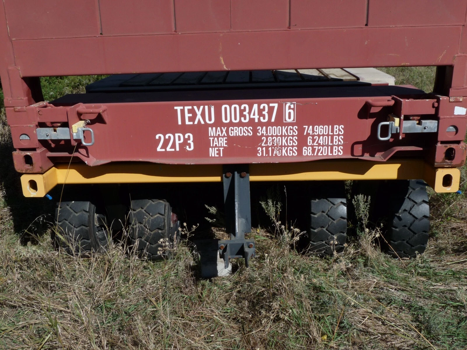 20ft Flat Rack Container – One Trip – Open Sides - Image 11
