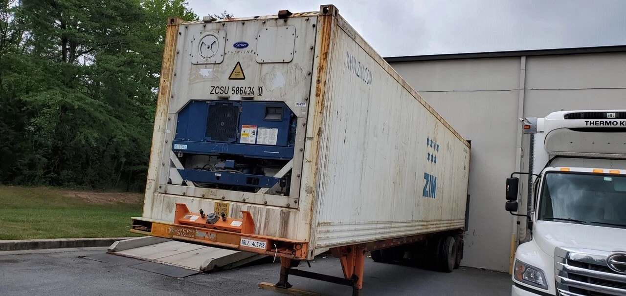 40ft High Cube Non-Working Reefer Container – Used - Image 3