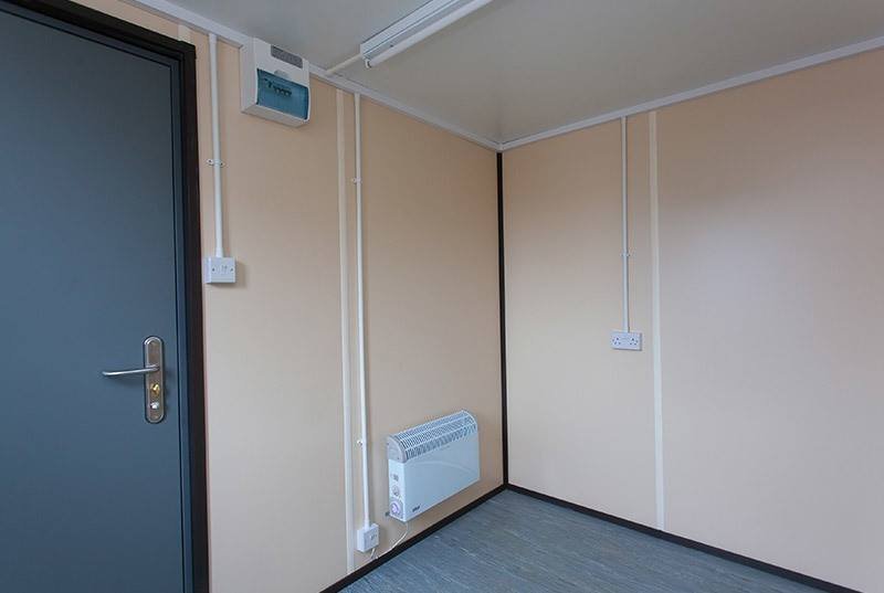 20ft Used Office Container with Insulation and Electrical Fit-Out - Image 2