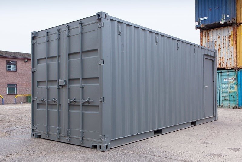 20ft Used Office Container with Insulation and Electrical Fit-Out - Image 4