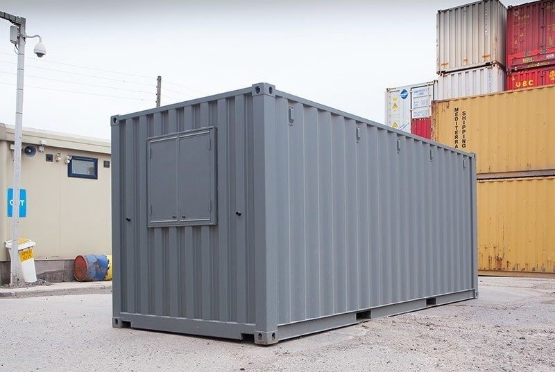 20ft Used Office Container with Insulation and Electrical Fit-Out - Image 5